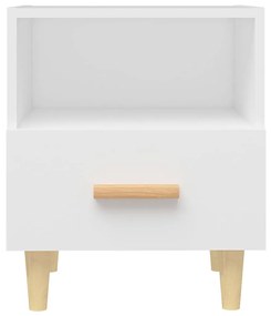 vidaXL Κομοδίνο Λευκό 40 x 35 x 47 εκ.
