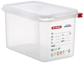 Φαγητοδοχείο Πλαστικό Hermet.Gn 1/4 AR00003028-4.3Lt 265X162X150Mm Araven Plastic