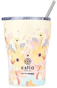 Ποτήρι - Θερμός Με Καλαμάκι Save The Aegean Spring Sonata 01-23126 350ml Multi Estia