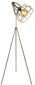 Φωτιστικό Δαπέδου Cell Fylliana Μπρονζέ 55x55x150 εκ. 55x55x150 εκ.