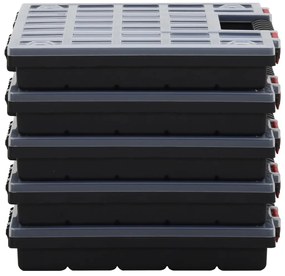 vidaXL Κουτιά Ταξινόμησης 10 τεμ. 40 x 30 x 5 εκ. από Πολυπροπυλένιο