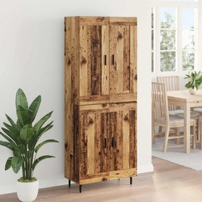 vidaXL Highboard 2 pcs Παλιό Ξύλο Επεξεργασμένο ξύλο