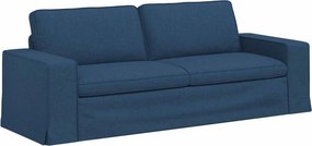 vidaXL Καναπές Μπλε 222 x 80 x 82 εκ ύφασμα
