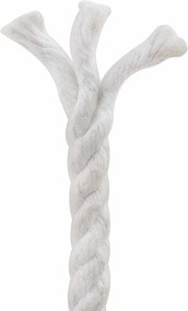 vidaXL Κωτόσχοινo 6 mm 100 m Λευκό 100% Βαμβάκι