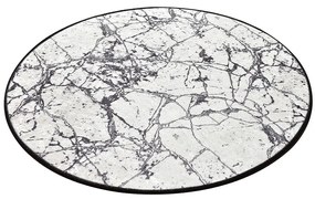 Χαλί Marble 882CHL1826 White-Grey Conceptum Hypnose 100X100cm Round