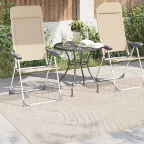 vidaXL Χαλί για εσωτερικούς και εξωτερικούς χώρους PALMERAS Μπεζ