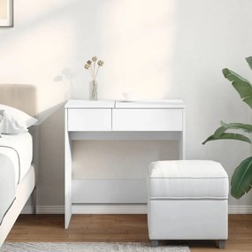 vidaXL Μπουντουάρ με Καθρέφτη Λευκό 73x46,5x120 εκ.