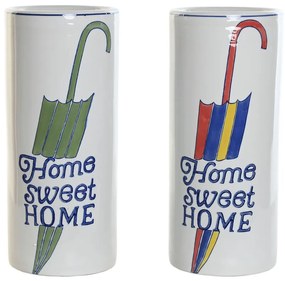 Ομπρελοθήκη DKD Home Decor Πολύχρωμο Urban 19 x 19 x 44 cm 19 x 19 x 45 cm (x2)