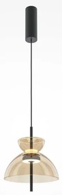 Κρεμαστό Φωτιστικό Οροφής LED 12W Κονιάκ Bangkok MOD185PL-L12CG3K2 Maytoni-MOD185PL-L12CG3K2-Κεχριμπάρι MOD185PL-L12CG3K2