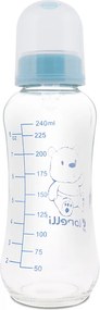 GLASS FEEDING BOTTLE 240 ML MOONLIGHT BLUE