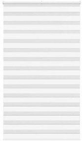 Ζέβρα τυφλή Λευκό Πλάτος υφάσματος 115,9 εκ. Πολυεστέρας