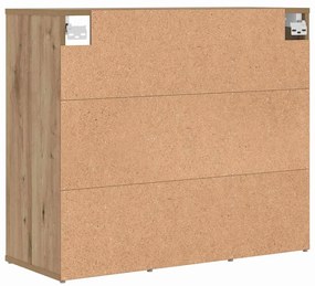 vidaXL Παπουτσοθήκη artisan δρυς 77.5 x 30 x 67 εκ. Επεξεργασμένο ξύλο
