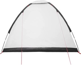 vidaXL Σκηνή Camping 4 ατόμων Λευκό Μαύρο