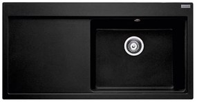 Franke Mythos MTG 611 Onyx Γρανιτένιος Νεροχύτης Ποδιά Αριστερά 60 cm