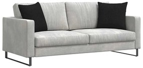 vidaXL Μαξιλάρι Καναπέ 2 pcs Μαύρο 45 x 45 cm ύφασμα