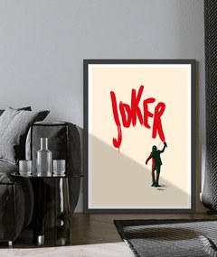 Πόστερ &amp;  Κάδρο Joker MV020 40x50cm Μαύρο Ξύλινο Κάδρο (με πόστερ)