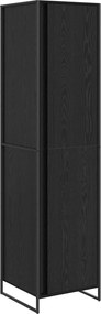 vidaXL Ντουλάπα Μαύρη Οξυά 50 x 50 x 200 cm