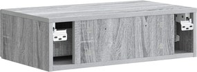 vidaXL Τραπεζάκι Τοίχου 59 x 34,5 x 17 εκ. Επεξεργασμένο Ξύλο