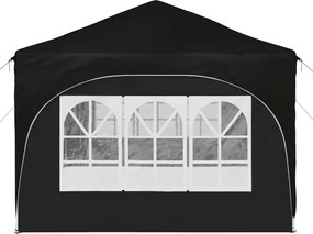 vidaXL Αυτοσχέδιο Μόρφωση 574 x 289 x 245 cm Μαύρο Ύφασμα Όξφορντ