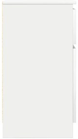 vidaXL Συρταριέρα με Συρτάρια Λευκή 71x35x65 εκ. από Επεξ. Ξύλο