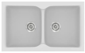 Sanitec Classic 336 White Ένθετος Νεροχύτης 90cm