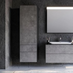 Στήλη μπάνιου κρεμαστή RODOS 50 Ασημί 50x40x162 εκ. 50x40x162 εκ.