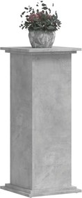 vidaXL Βάσεις Φυτών Γκρι Σκυρ. 33x33x80 εκ. Επεξεργασμένο Ξύλο