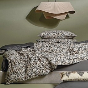 Σεντόνια Fazel 04 (Σετ 4τμχ) Brown-Beige Kentia Υπέρδιπλo 240x270cm 100% Βαμβακοσατέν