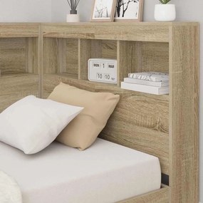 vidaXL Κεφαλάρι Αποθήκης Δρύς Sonoma Επεξεργασμένο Ξύλο