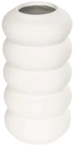 Βάζο Nouveau 21293 8x8x16cm White GloboStar Κεραμικό