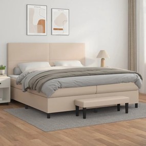 ΚΡΕΒΑΤΙ BOXSPRING ΜΕ ΣΤΡΩΜΑ ΚΑΠΟΥΤΣΙΝΟ 200X200ΕΚ.ΑΠΟ ΣΥΝΘ.ΔΕΡΜΑ 3137568