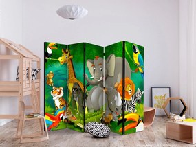 Διαχωριστικό με 5 τμήματα - Colourful Safari II [Room Dividers] 225x172