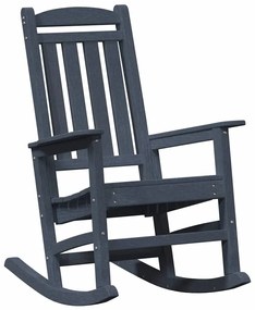 vidaXL Κουνιστή καρέκλα 2 pcs Ναυτικό μπλε 92 x 70 x 108 εκ