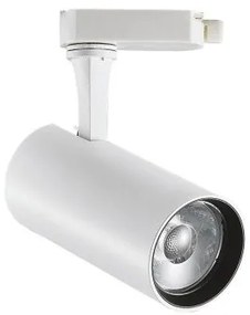 Σποτ Φωτιστικό Ράγας On-Off LED 15W IP20 4000K Fox Ideal Lux-322360-Λευκό 322360