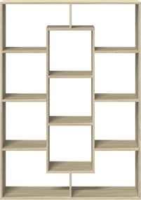 vidaXL Βιβλιοθήκη Χρώμα Sonoma Δρυς 102x29x143 εκ. Επεξεργασμένο Ξύλο