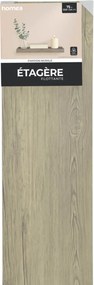 ΡΑΦΙΈΡΕΣ/ΡΆΦΙΑ ΤΟΊΧΟΥ FLOATING SHELF MDF L75*22,8CM WHITE OAK 6RAN792CN