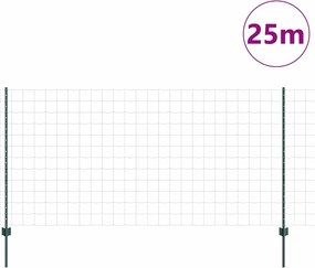 vidaXL Συγκολλητός φράχτης από σύρμα 25 x 1,2 μ (Υ x Ύψος)