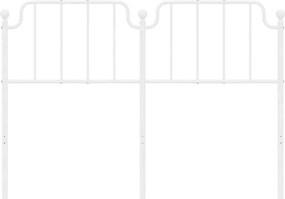 vidaXL Ανταλλακτικό κεφαλάρι Λευκό 150 εκ. Μεταλλικό