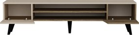Έπιπλο Τηλεόρασης Καρυδιά / Μπεζ CLARK 180x45x37