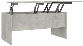 vidaXL Τραπεζάκι Σαλονιού Γκρι Σκυρ. 102x50,5x46,5 εκ. Επεξεργ. Ξύλο