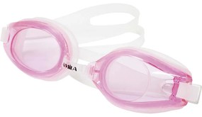 Γυαλιά Πισίνας Σιλικόνης Παιδικά Ροζ Με Διάφανους Φακούς