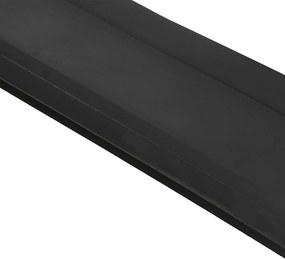vidaXL Σφράγιση Πόρτας Γκαράζ Μαύρο 52 x 2 mm 3,5 μ PVC