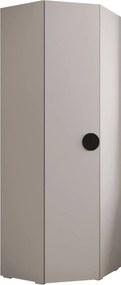 Γωνιακή Ντουλάπα Inova IV-Cashmere - Μαύρο