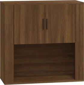 vidaXL Ντουλάπι Τοίχου Καφέ Δρυς 80x33x80 εκ. Επεξεργασμένο Ξύλο