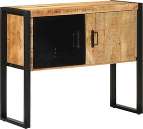 vidaXL Ντουλάπι κονσόλας 90x35x75 cm Μασίφ ακατέργαστο ξύλο Μάνγκο