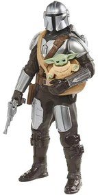 Φιγούρα Δράσης Disney Star Wars The Mandalorian Galactic &amp; Grogu F5194 Brown Hasbro