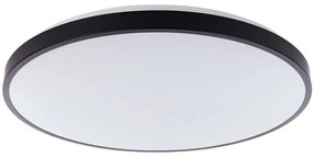 Φωτιστικό Οροφής - Πλαφονιέρα Agnes Round 8206 Led 64W 3000K Φ64,2cm Black Nowodvorski Metal, Plastic