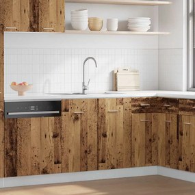 vidaXL Ντουλάπι Νεροχύτη Lyon Παλιό Ξύλο 80x46x81,5 εκ. Μοριοσανίδα