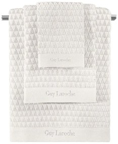 Πετσέτες Tokyo (Σετ 3τμχ) White Guy Laroche Towels Set 70x140cm 100% Βαμβάκι