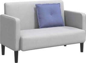 vidaXL Μαξιλάρι Πλάτης Μπλε τζην 60 x 19 x 50 εκ ύφασμα